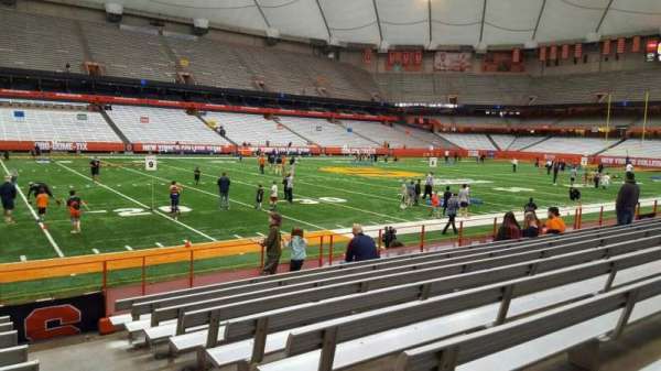JMA Wireless Dome, section: 103, row: i, seat: 1