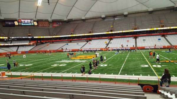 JMA Wireless Dome, section: 130, row: l, seat: 1