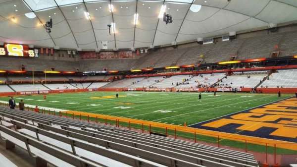 JMA Wireless Dome, section: 112, row: l, seat: 5
