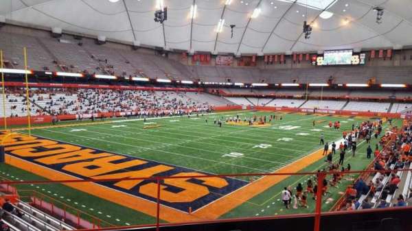 JMA Wireless Dome, section: 208, row: c, seat: 18