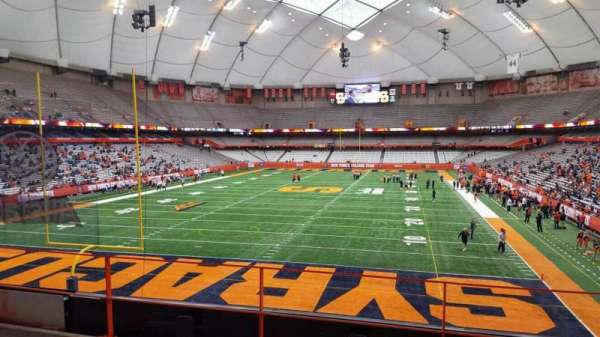 JMA Wireless Dome, section: 210, row: d, seat: 18