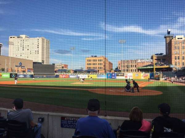 Fifth Third Field, section: 109, row: F, seat: 9