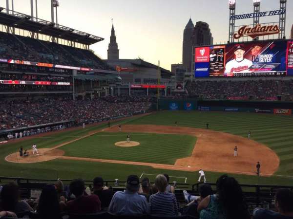 Progressive Field, section: 342, row: H, seat: 6