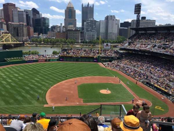 PNC Park, section: 323, row: Q, seat: 2