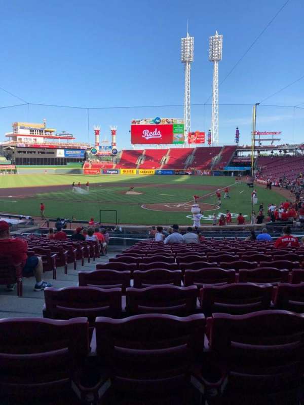 Great American Ball Park, section: 121, row: CV, seat: 14