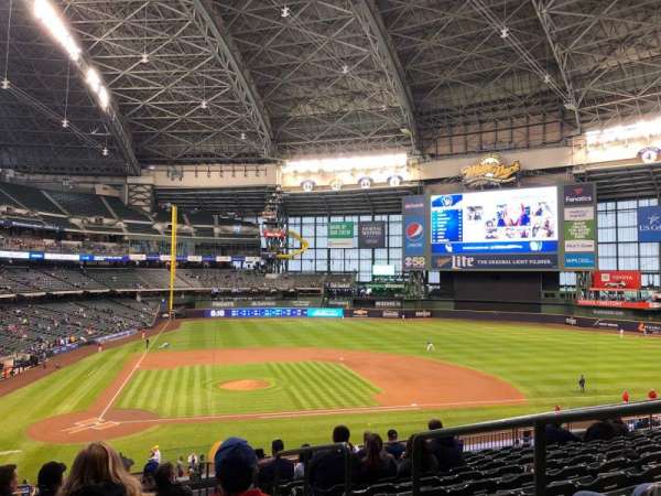 American Family Field, section: 215, row: 13, seat: 20