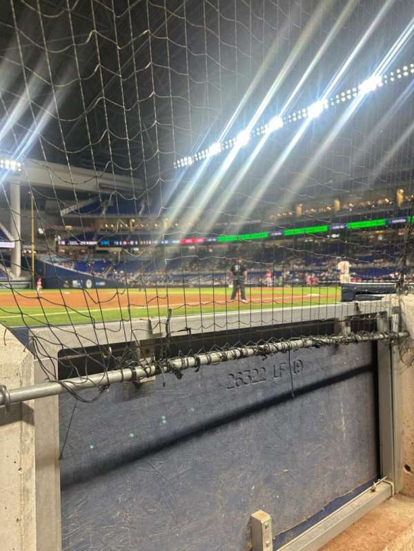 LoanDepot Park, section: FL10, row: AA, seat: 1