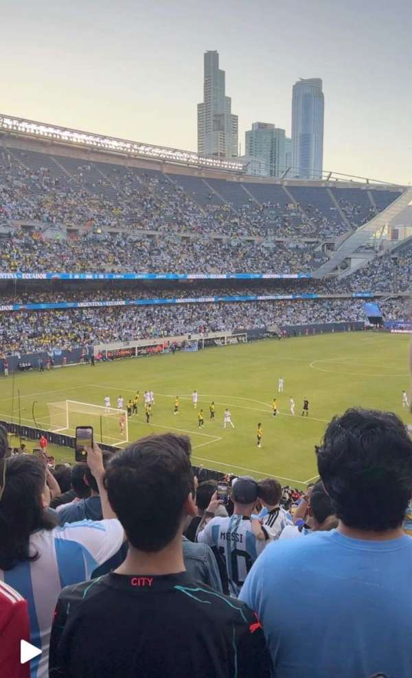 Soldier Field, section: 219, row: 14, seat: 19