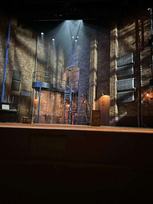 Barbican Theatre, section: Stalls, row: A, seat: 17