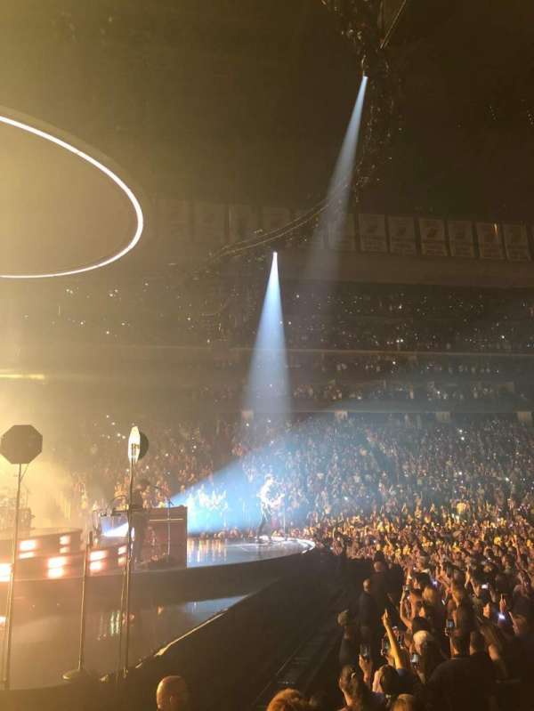 Prudential Center, section: 17, row: 5
