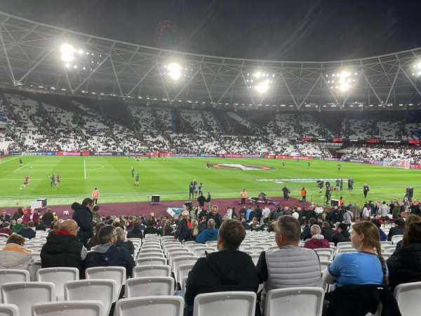 London Stadium, section: 106, row: 27, seat: 375