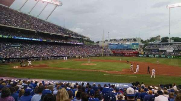 Kauffman Stadium, section: 135, row: S, seat: 10