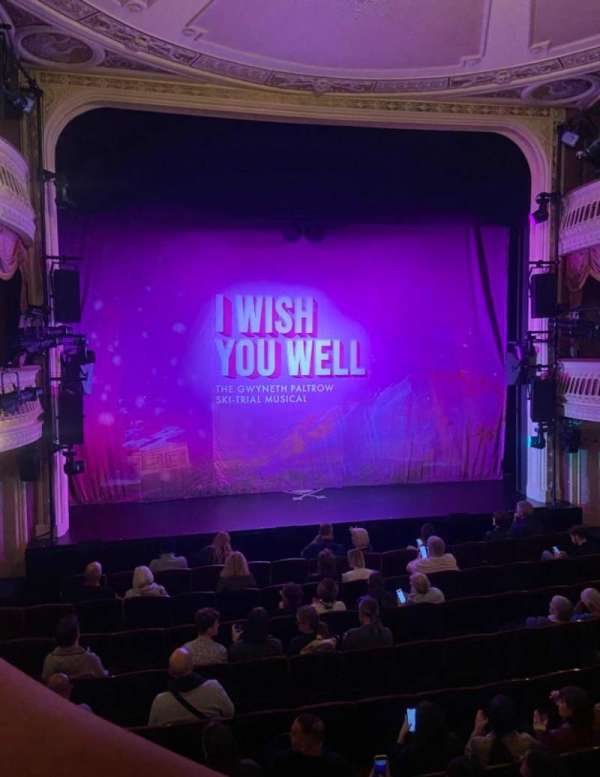 Criterion Theatre, section: Dress Circle, row: A, seat: 21