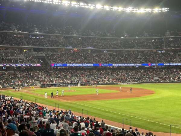 Truist Park, section: 111, row: 13, seat: 9