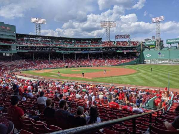 Fenway Park, section: Right Field Box 97, row: XX, seat: 13