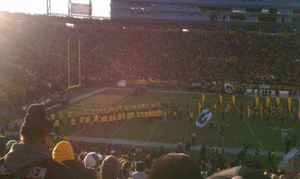 Lambeau Field, section: 125, row: 35, seat: 1