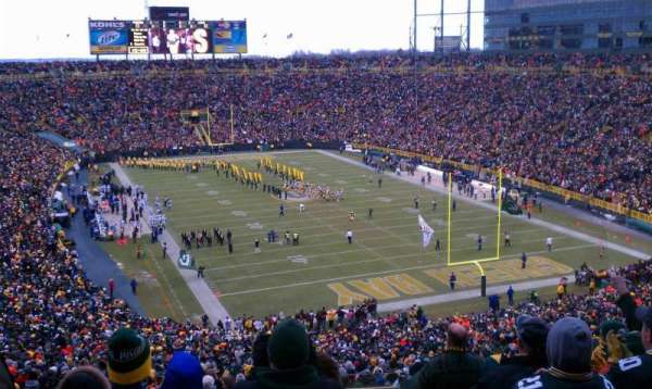 Lambeau Field, section: 305, row: 9, seat: 23