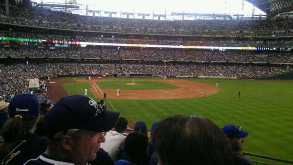 American Family Field, section: 206, row: 5, seat: 9
