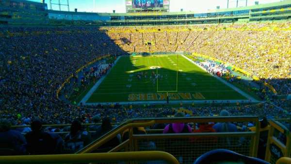 Lambeau Field, section: 352, row: 3, seat: 31