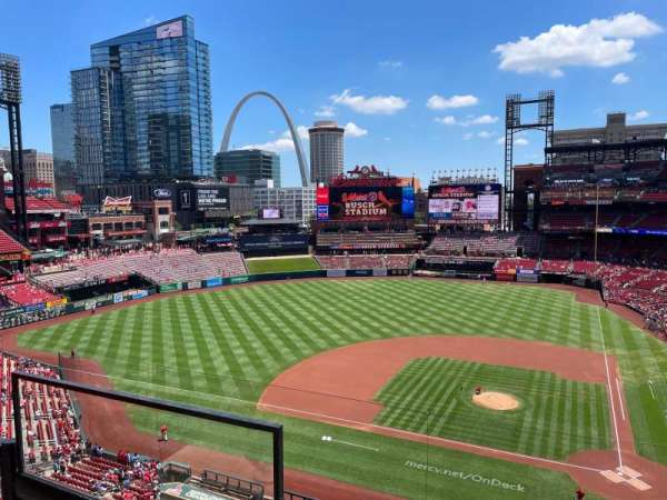 Busch Stadium, section: 354, row: 2, seat: 10