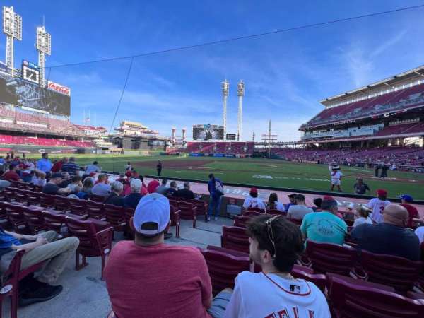 Great American Ball Park, section: 117, row: L, seat: 12