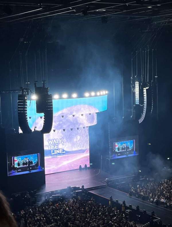 AO Arena, section: 206, row: K