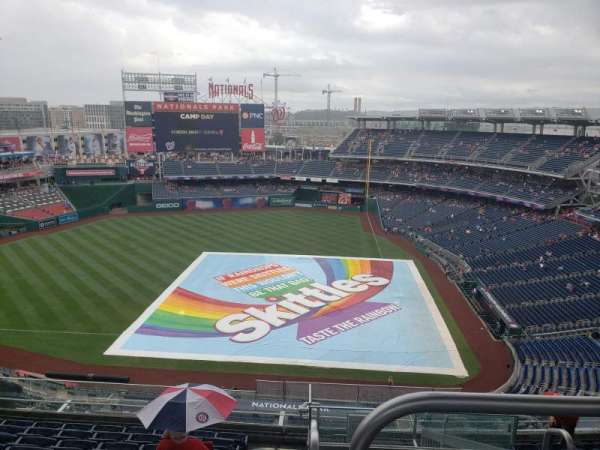 Nationals Park, section: 409, row: H, seat: 23