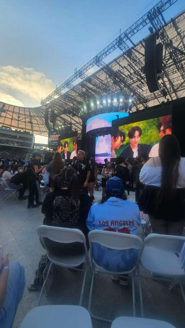 BMO STADIUM, section: Floor A1, row: 7, seat: 2