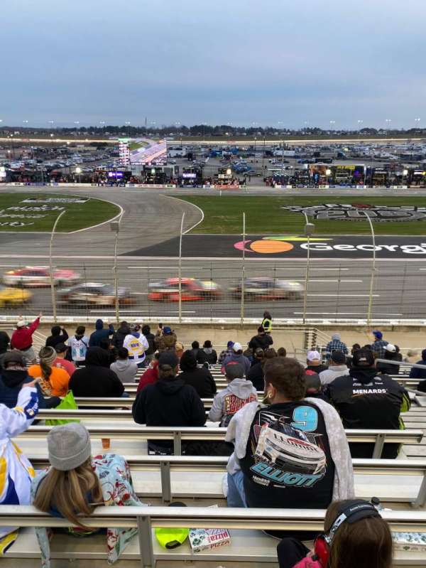 EchoPark Speedway, section: 154, row: 18, seat: 12