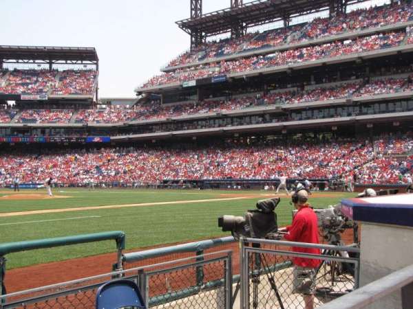 Citizens Bank Park, section: 132, row: 1, seat: 6