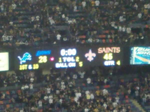 Caesars Superdome, section: 614, row: 39, seat: 2