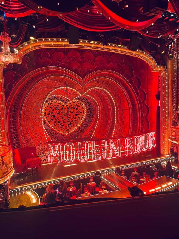 Al Hirschfeld Theatre, section: Mezzanine L, row: A, seat: 3