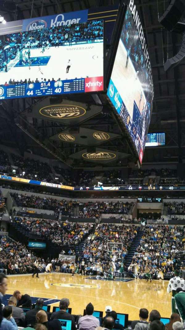 Gainbridge Fieldhouse, section: 8, row: 2, seat: 15