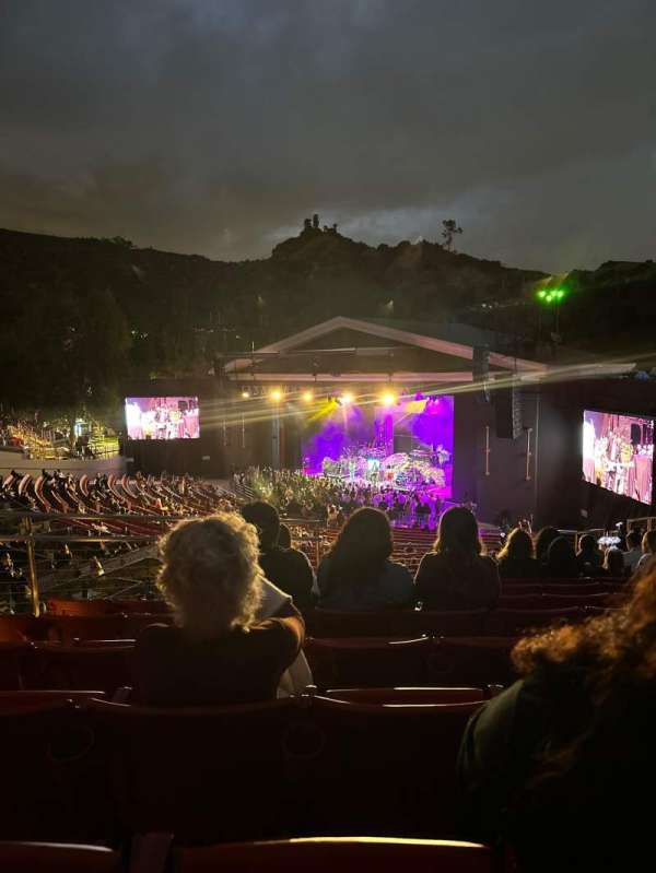 The Greek Theatre, section: South Terrace, row: M, seat: 26