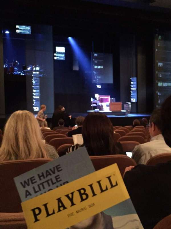 Music Box Theatre, section: Orchestra C, row: L, seat: 113