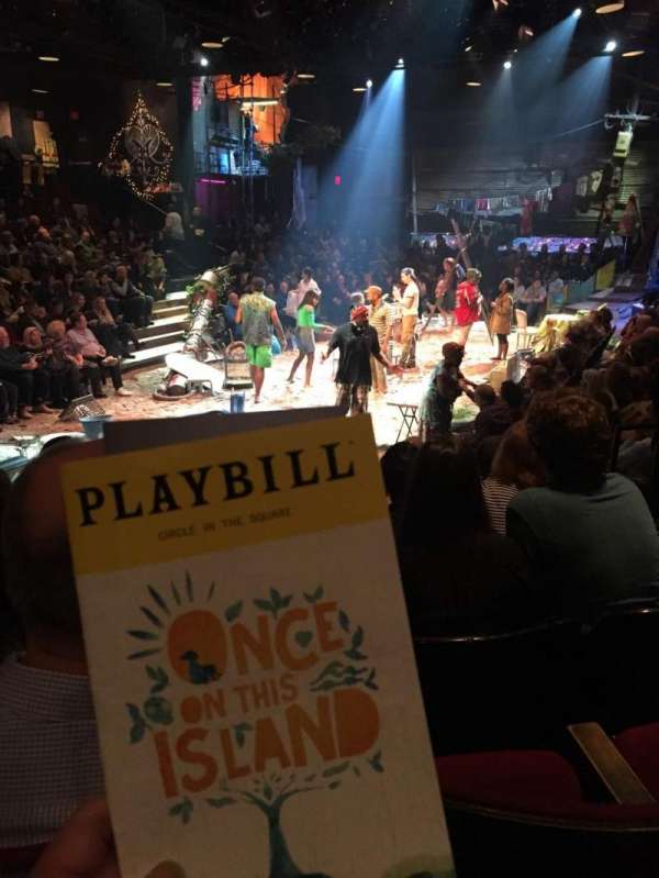 Circle in the Square Theatre, section: Orchestra 100 (Even), row: F, seat: 120
