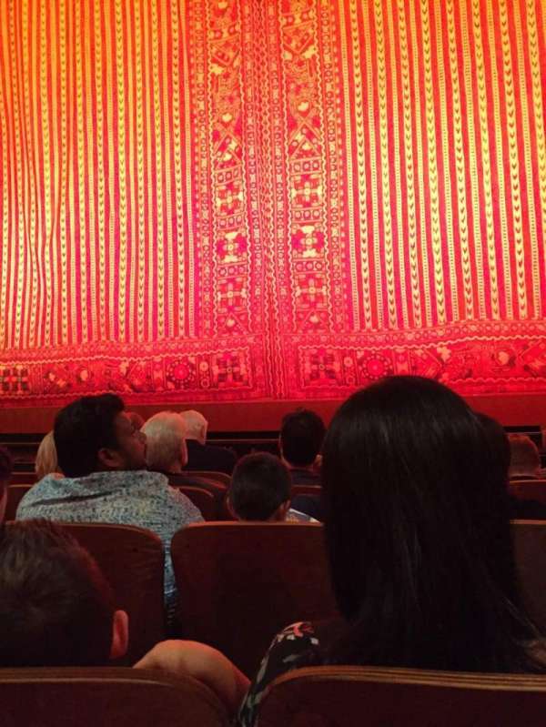 New Amsterdam Theatre, section: Orchestra C, row: E, seat: 103
