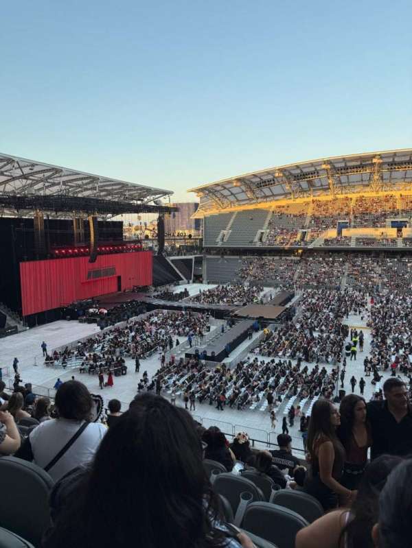 BMO Stadium, section: Founders Club D, row: H, seat: 3
