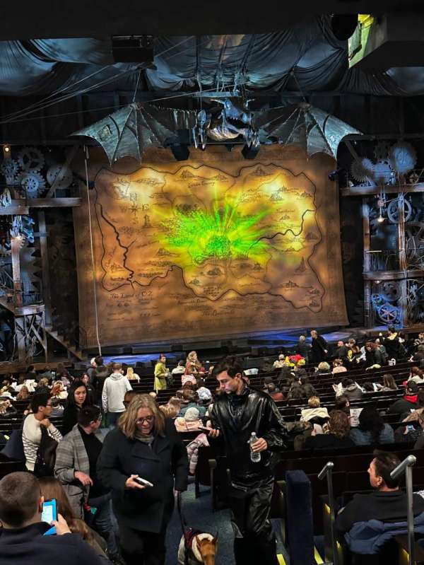 Gershwin Theatre, section: Orchestra L, row: W, seat: 1