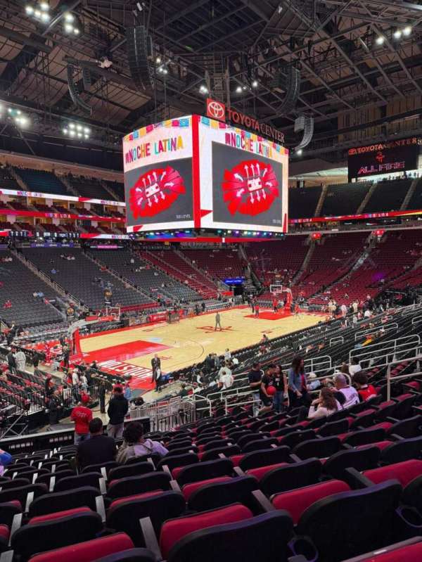 Toyota Center, section: 111, row: 21, seat: 13
