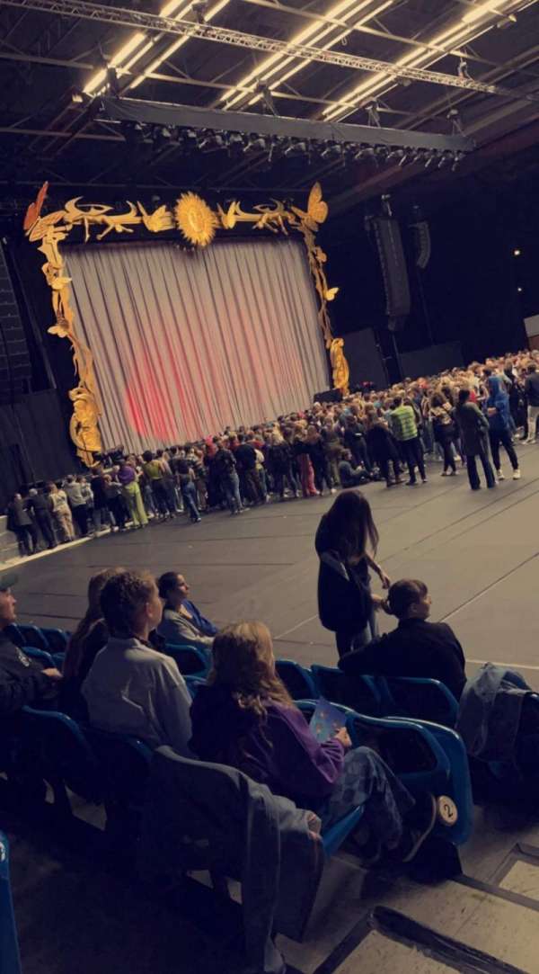 Sporthalle Hamburg, section: O, row: 4, seat: 40
