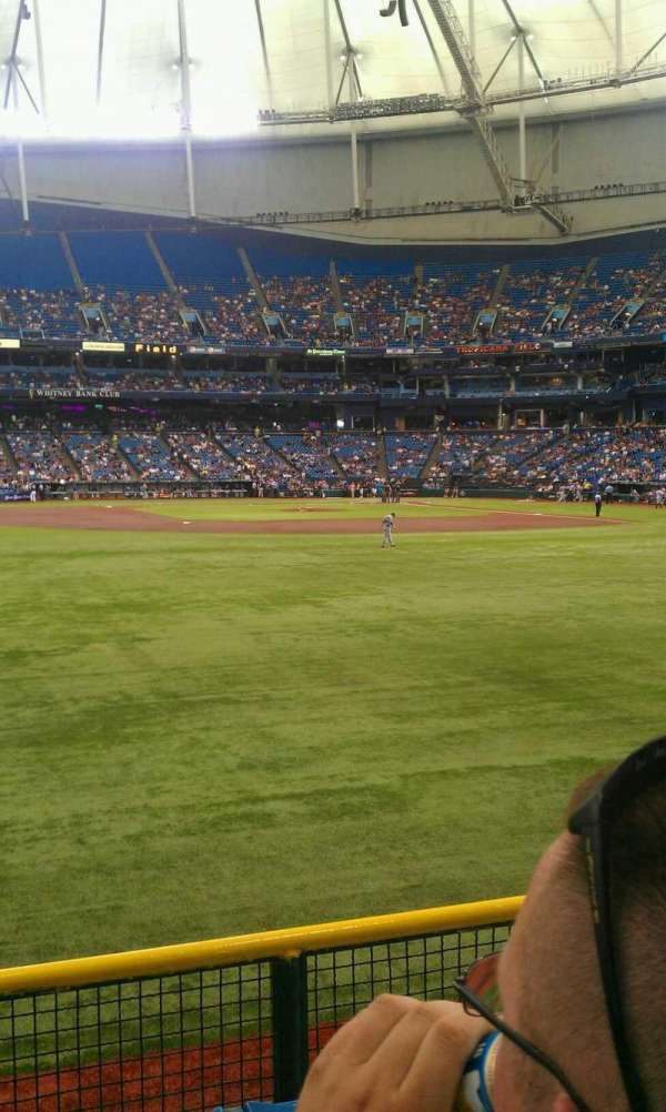 Tropicana Field, section: 147, row: w, seat: 16