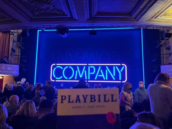 Bernard B. Jacobs Theatre, section: Orchestra C, row: N, seat: 106