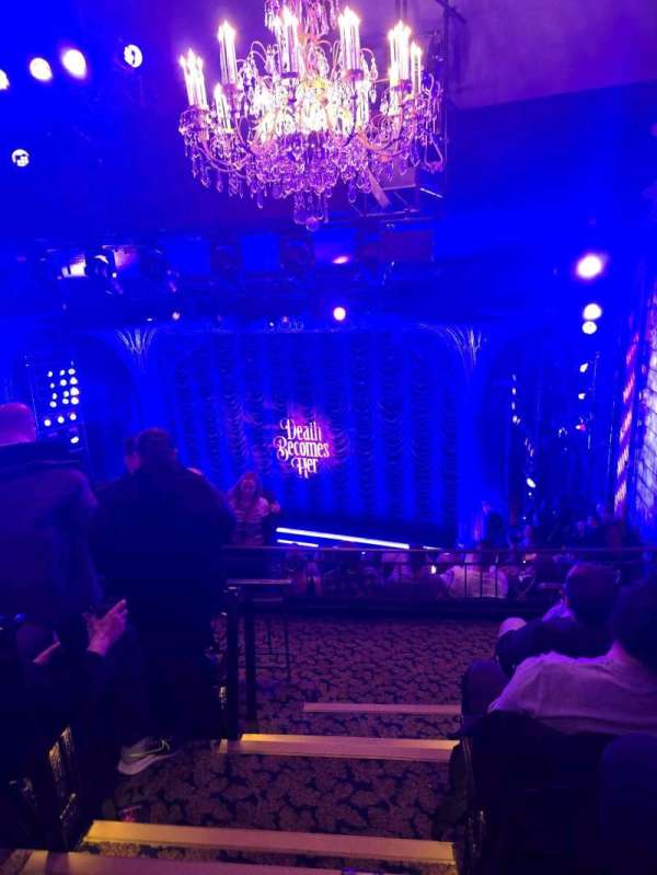Lunt-Fontanne Theatre, section: Middle Mezzanine R, row: D, seat: 2