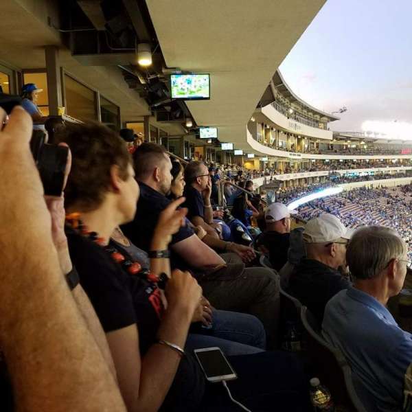 Rose Bowl, section: Club E202, row: B, seat: 3
