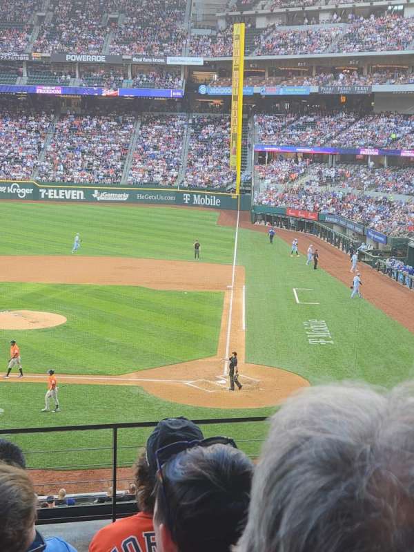Globe Life Field, section: 111, row: 5, seat: 7