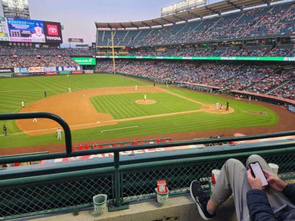 Angel Stadium, section: 317, row: B, seat: 1