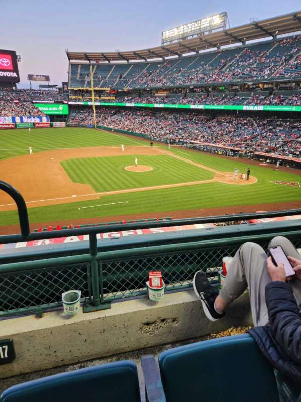 Angel Stadium, section: 317, row: B, seat: 1