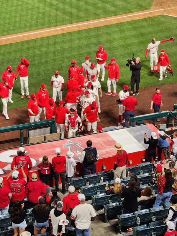 Angel Stadium, section: 317, row: B, seat: 1