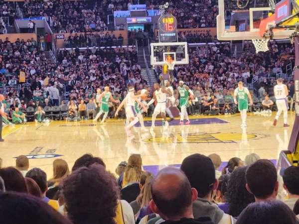Crypto.com Arena, section: 116, row: L, seat: 6